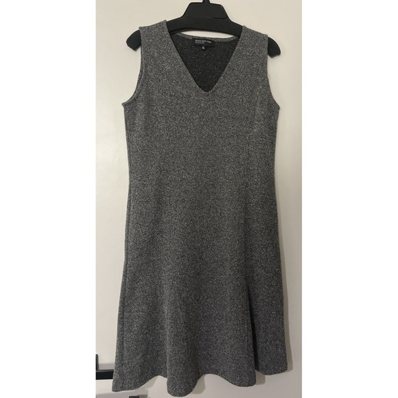 Jones New York Sheath Dress Wm's Medium Black & Ivory Sleeveless Career Workwear - Picture 2 of 2